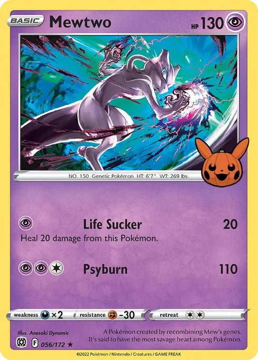 Mewtwo - Trick or Trade BOOster Bundle 056/172  (Foil) - Near Mint