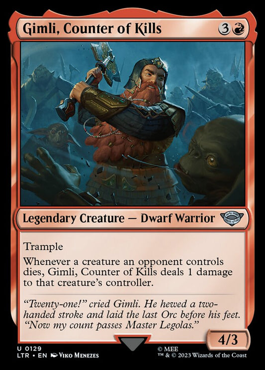 Gimli, Counter of Kills - LTR 129