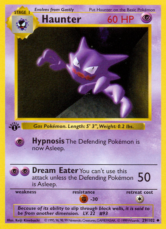 Haunter - Base Set (Unlimited) 29 - Lightly Played