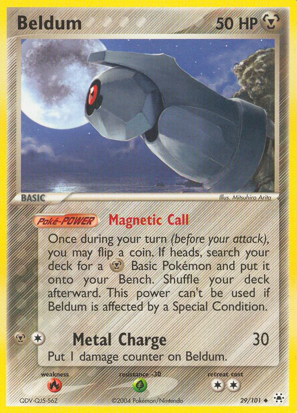 Beldum (29) - EX Hidden Legends 29 - Near Mint