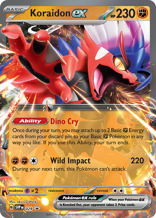 Koraidon ex - Scarlet & Violet Promo 29 (Foil) - Near Mint