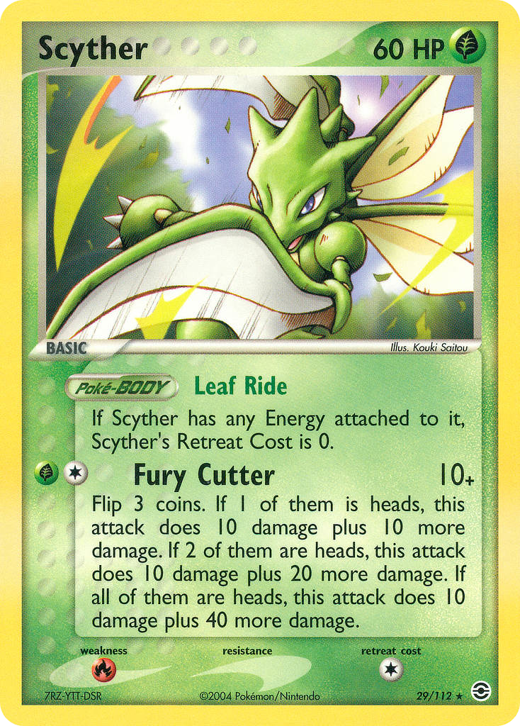 Scyther - EX FireRed & LeafGreen 29  (Foil) - Near Mint