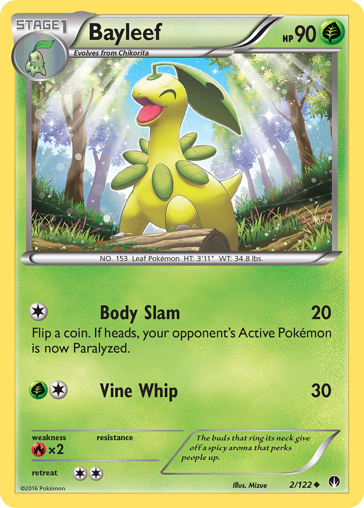 Bayleef (League Promo) - League & Championship Cards 002/122 (Foil) - Near Mint