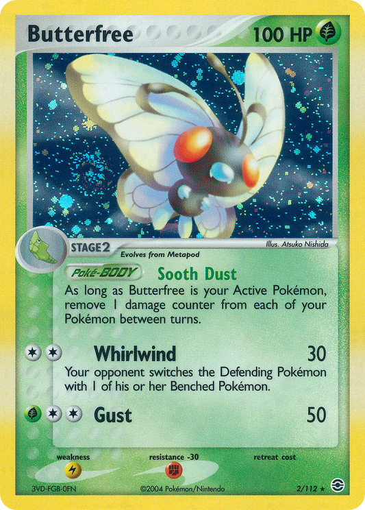 Butterfree - EX FireRed & LeafGreen 2  (Foil) - Near Mint