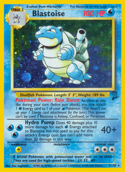 Blastoise - Base Set 2 2 (Foil) - Damaged