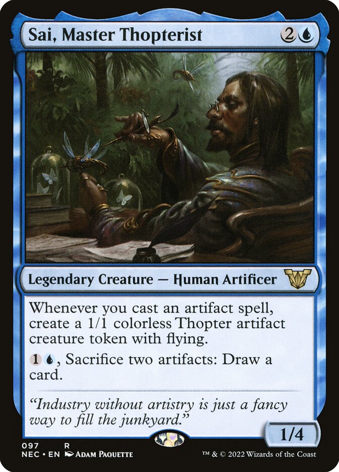Sai, Master Thopterist - Neon Dynasty Commander 97