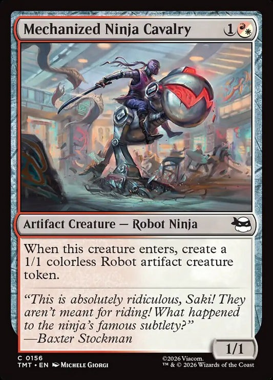 Mechanized Ninja Cavalry - TMT 156  (Foil)