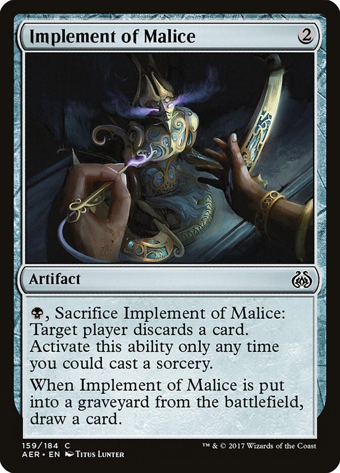 Implement of Malice - Aether Revolt 159