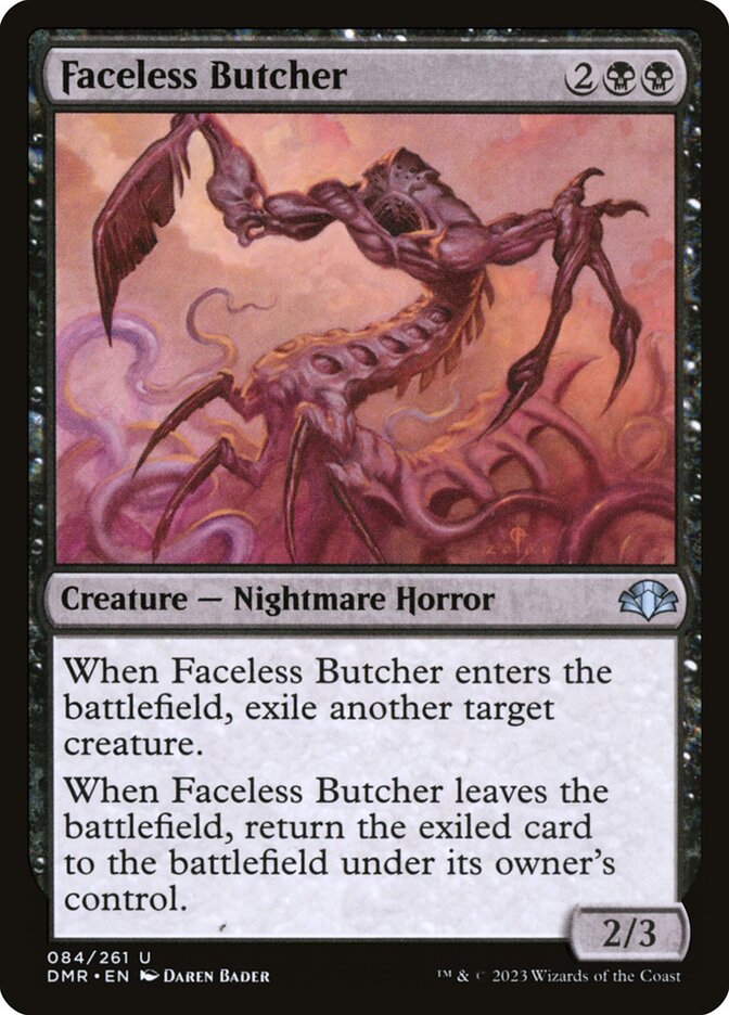 Faceless Butcher - Dominaria Remastered 84 (Foil)