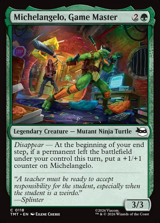 Michelangelo, Game Master - TMT 118  (Foil)