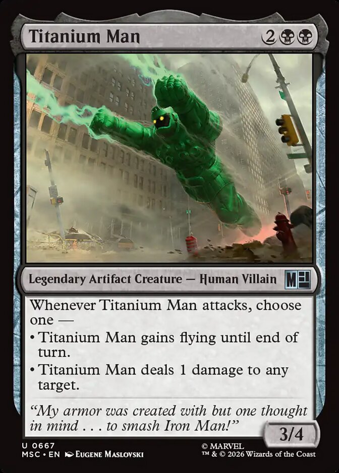 Titanium Man - Marvel Super Heroes Commander 667 (Foil)