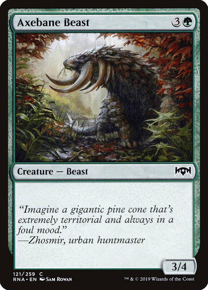 Axebane Beast - Ravnica Allegiance 121