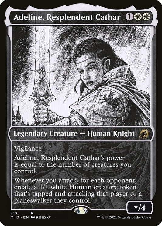 Adeline, Resplendent Cathar - Innistrad: Midnight Hunt 312