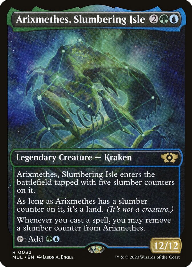 Arixmethes, Slumbering Isle - MUL 32  (Foil)