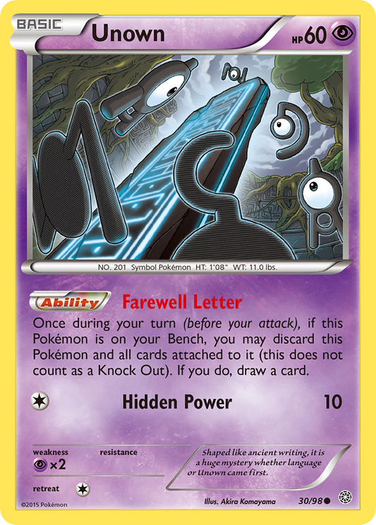 Unown - Ancient Origins 30 (Foil) - Near Mint