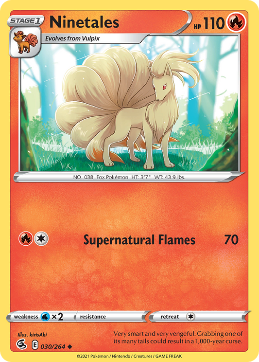 Ninetales (30) - Fusion Strike 030/264 - Near Mint