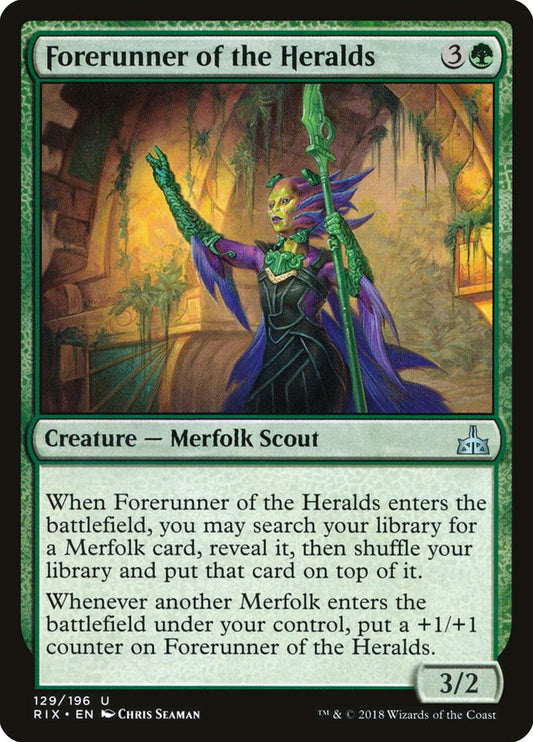 Forerunner of the Heralds - RIX 129