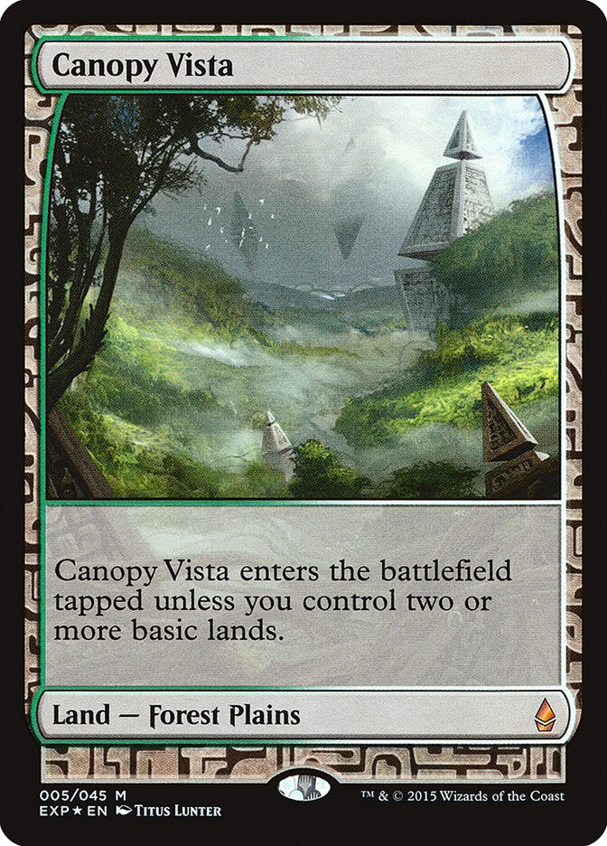 Canopy Vista - Zendikar Expeditions 5 (Foil)