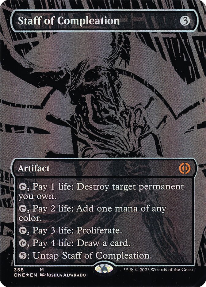 Staff of Compleation - Phyrexia: All Will Be One 358 (Foil)