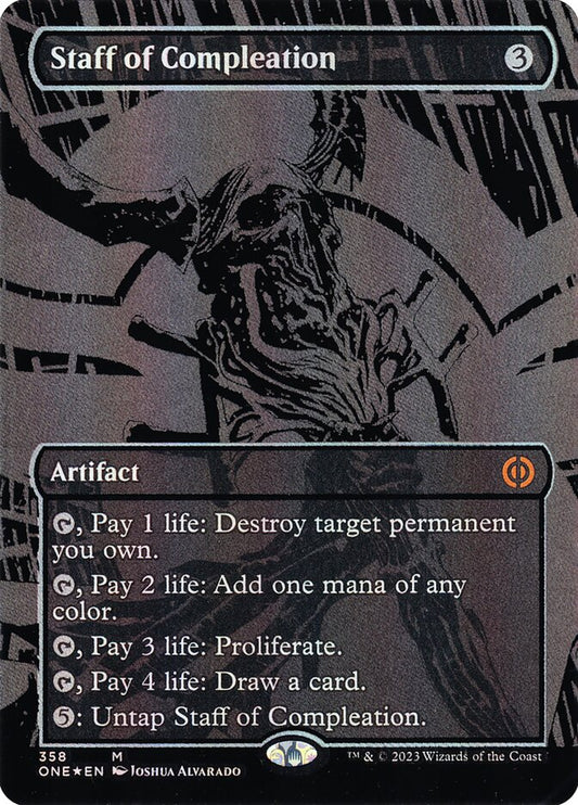 Staff of Compleation - Phyrexia: All Will Be One 358 (Foil)