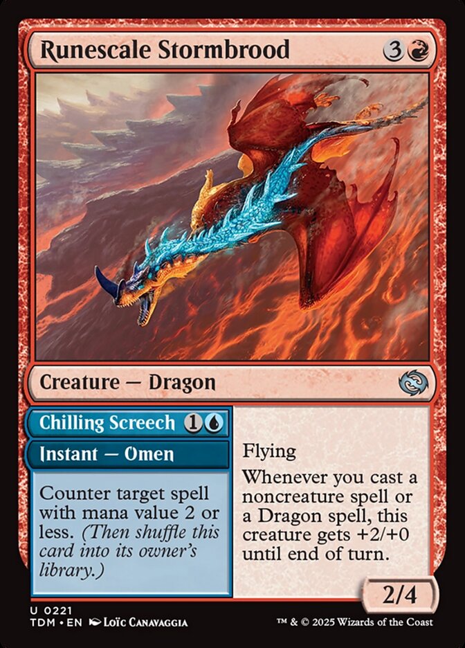 Runescale Stormbrood - Tarkir: Dragonstorm 221