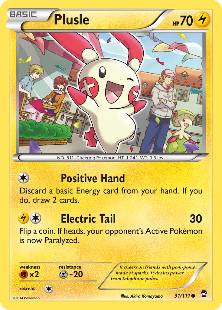Plusle - Furious Fists 31 - Near Mint