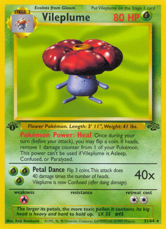 Vileplume - Jungle 31 - Damaged