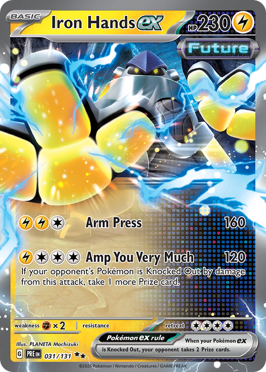 Iron Hands ex - Prismatic Evolutions 031/131 (Foil) - Near Mint