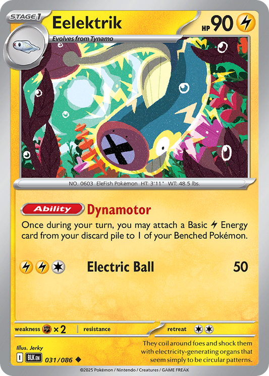 Eelektrik - Black Bolt 031/086 - Near Mint