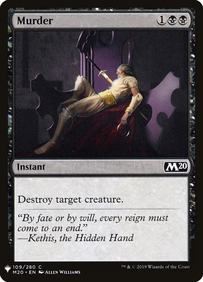 Murder - The List Reprints 109