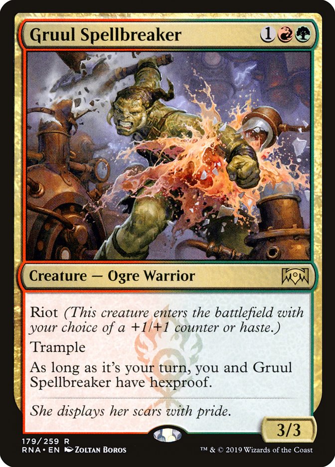 Gruul Spellbreaker - RNA 179  (Foil)