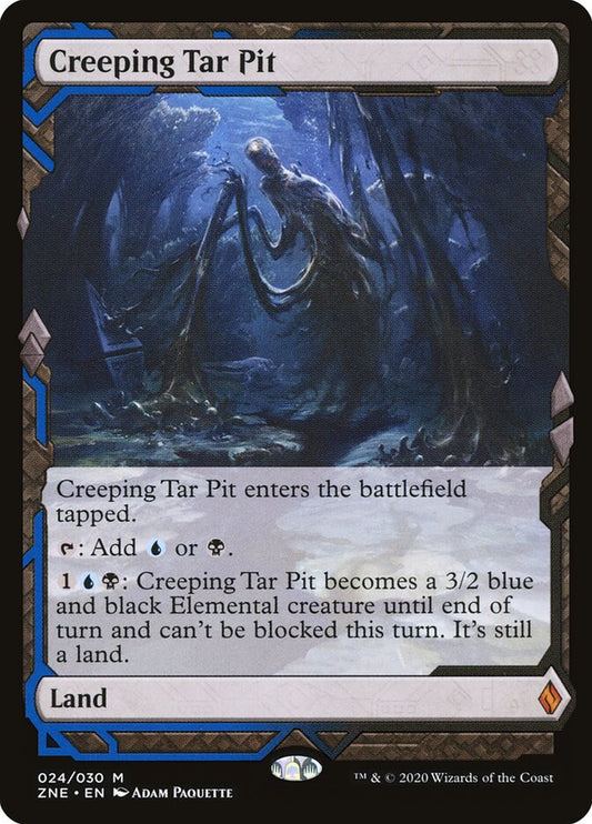Creeping Tar Pit - Zendikar Rising Expeditions 24