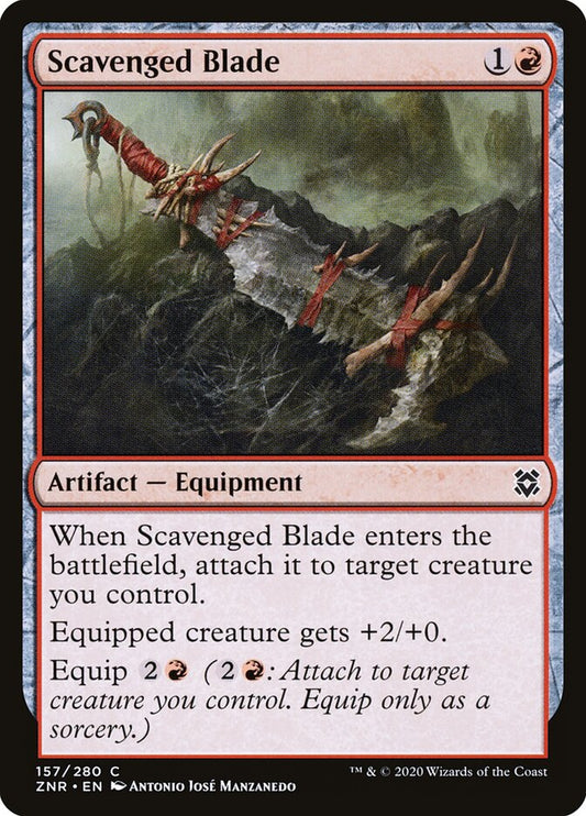 Scavenged Blade - Zendikar Rising 157 (Foil)
