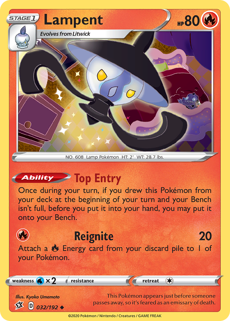 Lampent - Trick or Trade BOOster Bundle 032/192 - Near Mint
