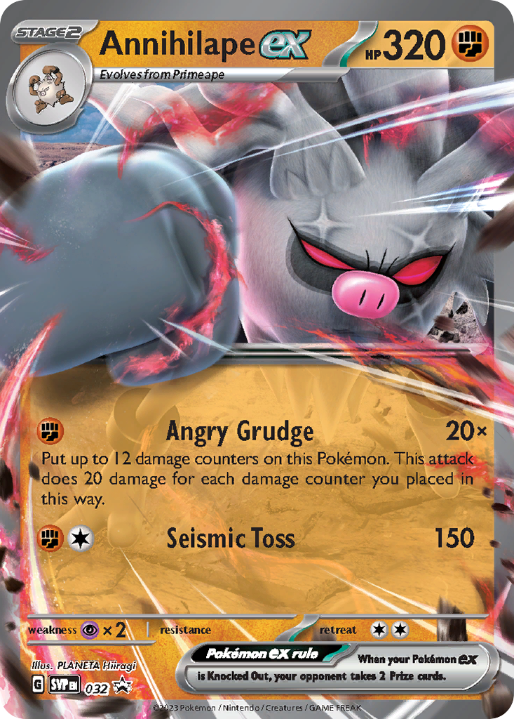 Annihilape ex - Scarlet & Violet Promo 32 (Foil) - Near Mint