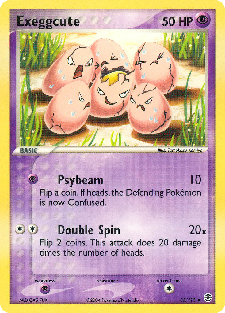Exeggcute - EX FireRed & LeafGreen 33 - Lightly Played