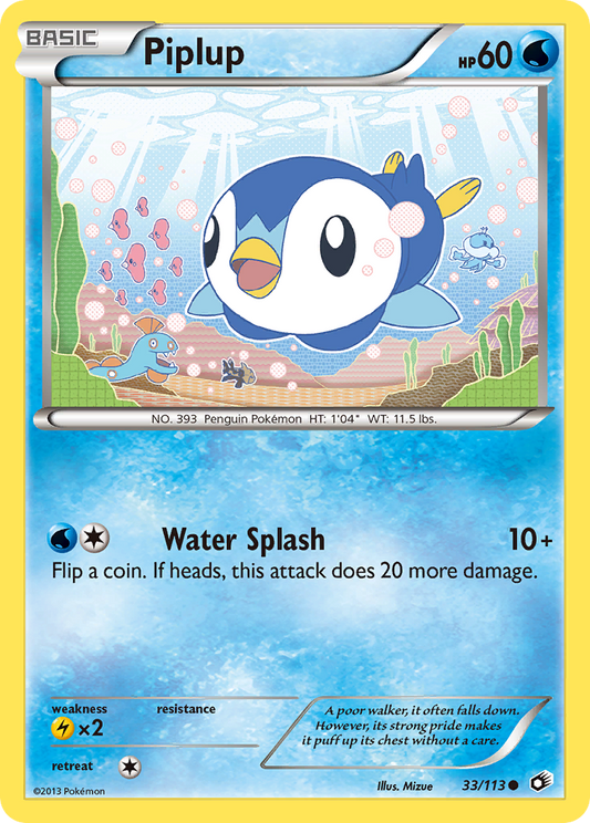 Piplup - Legendary Treasures 33  - Near Mint