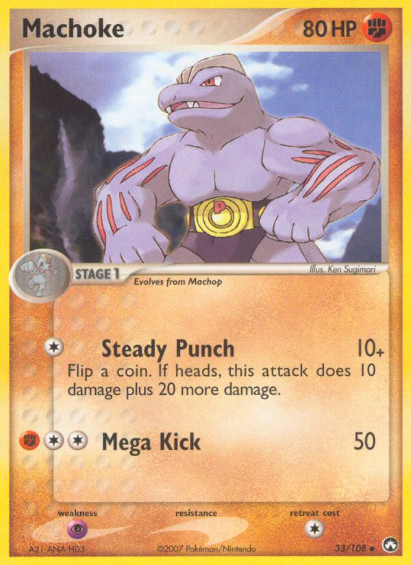 Machoke - EX Power Keepers 33 - Near Mint