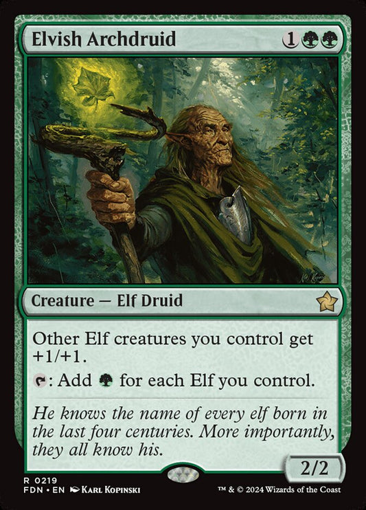 Elvish Archdruid - FDN 219