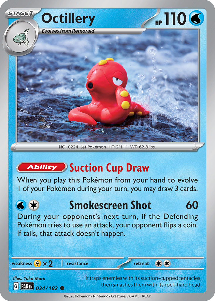 Octillery - Paradox Rift 034/182 - Near Mint