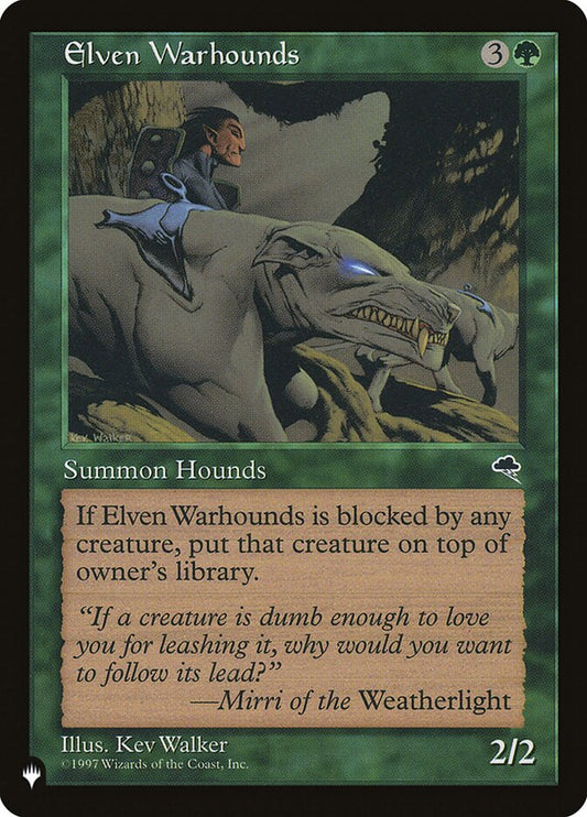 Elven Warhounds - PLST TMP-225