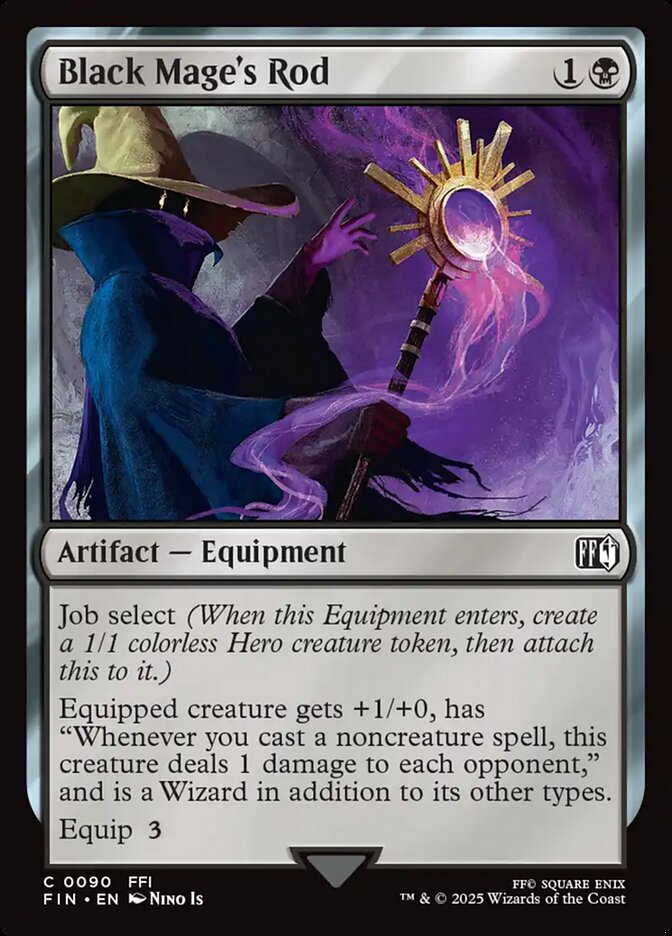 Black Mage's Rod - FIN 90  (Foil)