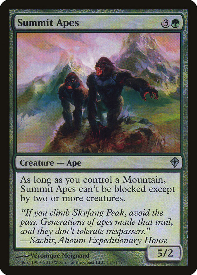 Summit Apes - WWK 114