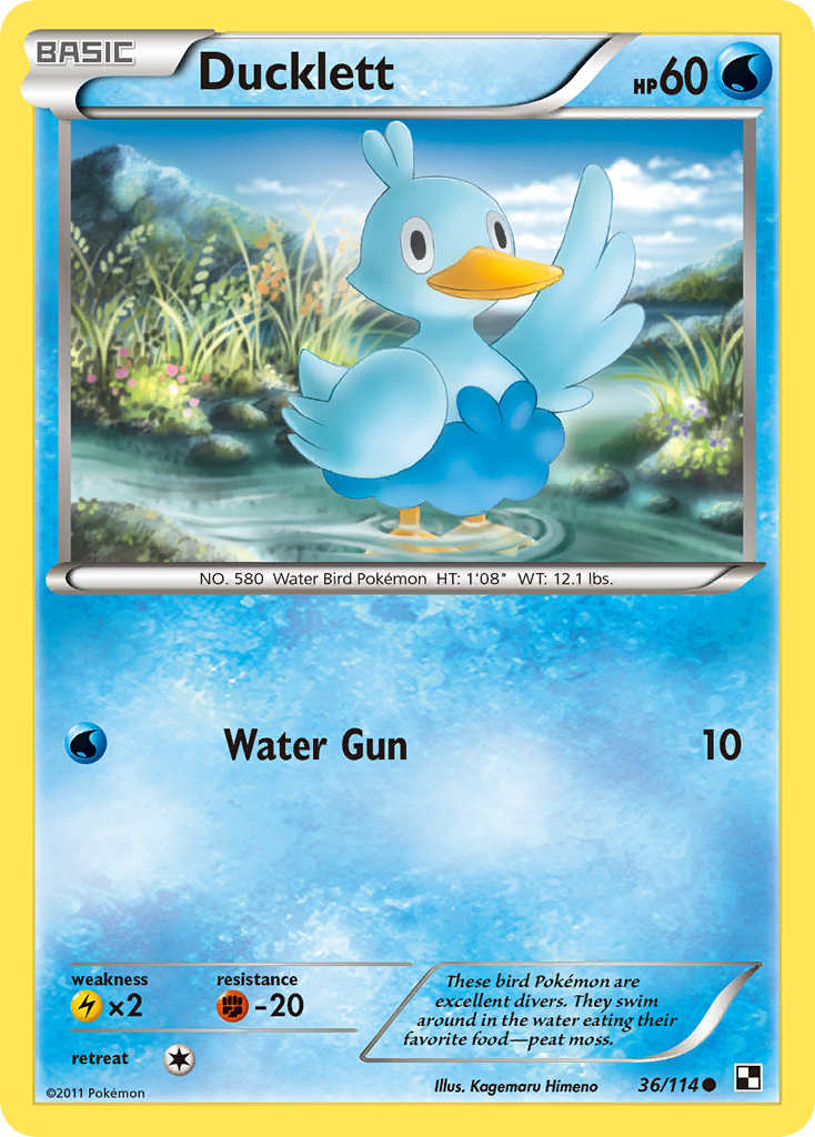 Ducklett - Black and White 36 - Near Mint