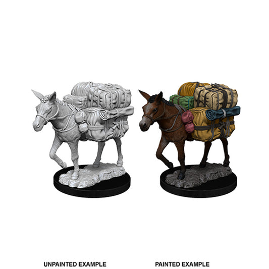 Wizkids Deep Cuts Miniatures: Unpainted Minis - Pack Mule