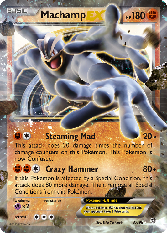 Machamp EX - Ancient Origins 37 (Foil) - Near Mint