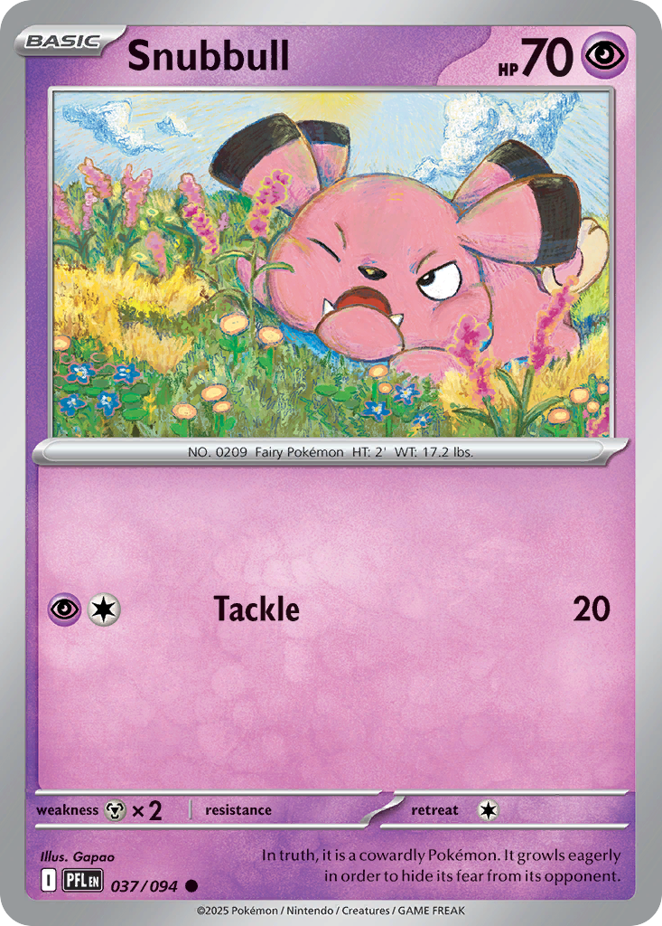Snubbull - Phantasmal Flames 037/094 (Foil) - Near Mint