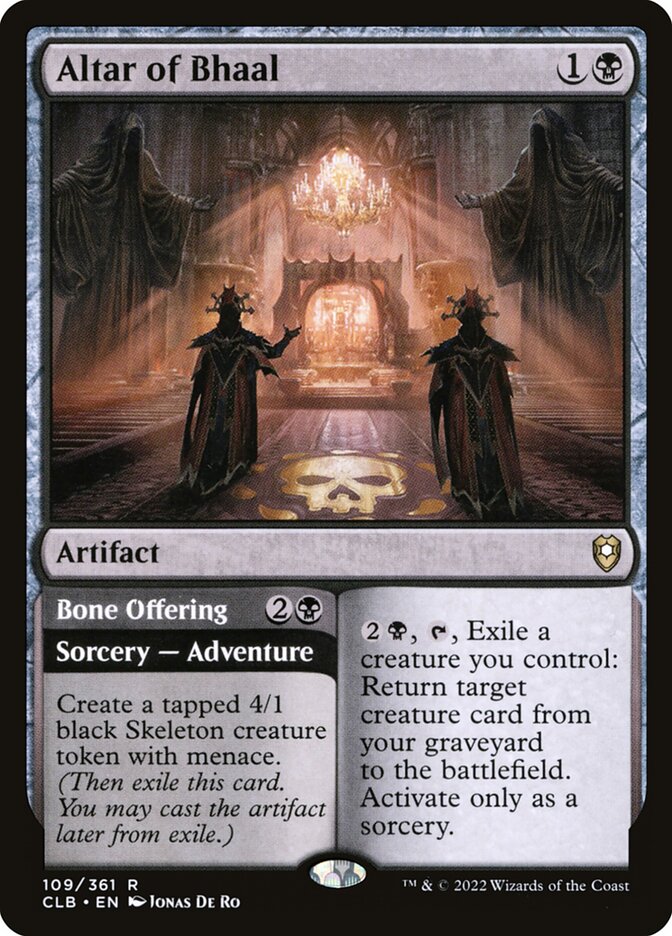 Altar of Bhaal // Bone Offering - CLB 109