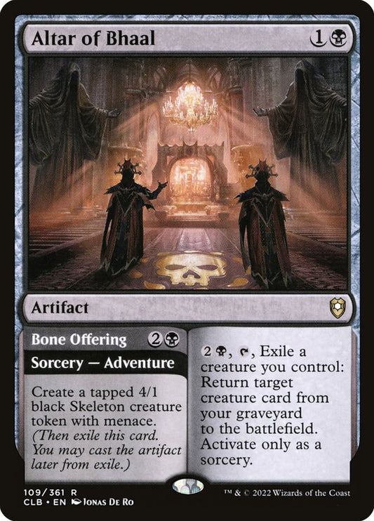 Altar of Bhaal // Bone Offering - CLB 109