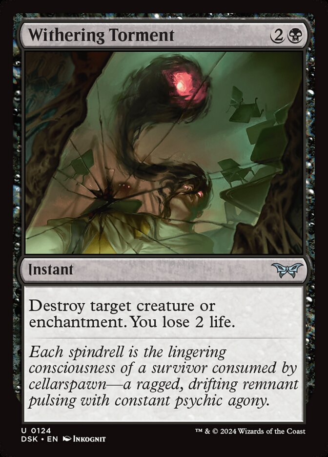 Withering Torment - DSK 124  (Foil)